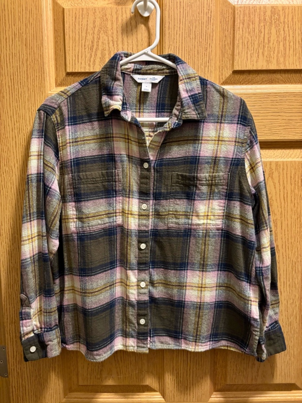Women’s Cropped Flannel Shirt